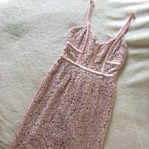 EXPRESS Lace Midi Dress